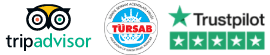 Tripadvisor &middot; TÜRSAB &middot; Trustpilot